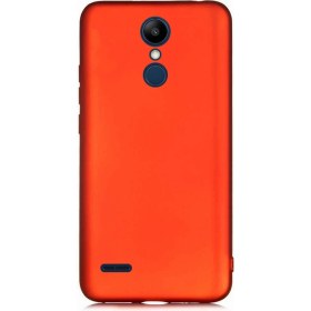 Resim Ceppare Lg K11 Kılıf Premier Renkli Esnek Silikon Kırmızı 