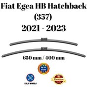 Resim Fiat Egea Hb Hatchback 357 2021 2022 2023 Uyumlu Ön Cam Silecek Süpürgesi Takımı 650/400mm Silbak Sb2616c 