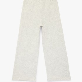 Resim Koton Beli Lastikli Rahat Kalıp Geniş Paça Basic Eşofman Altı Gri Melanj 6skg40077ak Gri Melanj 