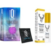 Resim Chase Q Think Thin 6'lı Ekstra Ince Prezervatif + Sprey 