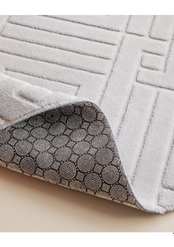 Resim English Home Twillow Kaydırmaz Taban Banyo Paspası Seti 60x80 Cm + 40x60 Cm Açık Gri Açık Gri 