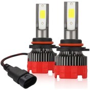 Resim Symbee 2 Adet 9005 Led Motosiklet Farı, 6000k 6000lm Süper Parlak, Su Geçirmez, Beyaz Işık, Otomobil Sis Lambası 