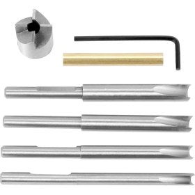 Resim Pdrplnt 3/4 Inç Kesme Kafalı Kalem Kırpma Sistemi, 7mm, 8mm, 3/8 Inç, 10MM Pilot Şaftlar, Kalem Değirmeni Kırpma Seti (Yurt Dışından) 