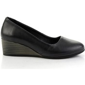 Resim Siyah Hakiki Deri Kadın Casual Ayakkabı K01056041003 Siyah 