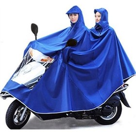 Resim Panço Yağmurluk Motosiklet Erkek Ve Kadın Tarzı Tam Vücut Kırmızı - Şeffaf 