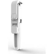 Resim Taşınabilir Bluetooth Selfie Çubuğu Tripod Tutucu Uzaktan Deklanşör Dolgu Işığı L02s-white Diğer 