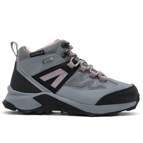 Resim Caterpillar Kadın Gri Waterproof Deri Outdoor Sneaker - Gri / 