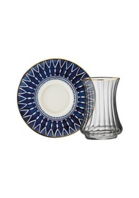 Resim Sandro Moreno 1453 Deep Blue Optik 12 Parça 6 Kişilik Çay Seti 110 Ml Ar263624 Çok Renkli 