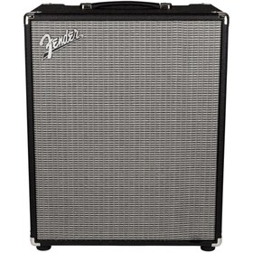 Resim Fender 2370506900 Rumble 200 V3 Bas Gitar Amfisi (Üst Segment) | Siyah/Gümüş, 200 Watt Güç, Hafif Tasarım, Overdrive Devresi, Güçlü Bas Tonları 