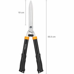 Resim Hype Store HS21 Çit Budama Makinesi, Çit ve Çalıları Budamak İçin, Uzunluk 59 cm, Sertleştirilmiş Çelik Bıçakla 