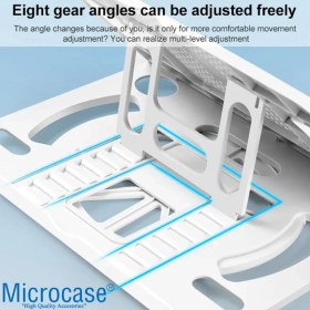 Resim Microcase 10-12 Inch Macbook Notebook Laptop Için 360 Dönerli Kademeli Masaüstü Stand - AL3481 