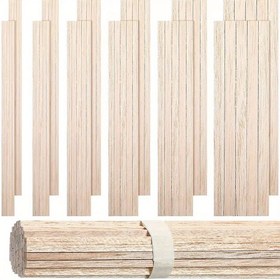 Resim 130 adet Çok boyutlu Basha Ahşap Kombinasyonu 130 adet El Yapımı İnşa Modeli Yuvarlak Ahşap Çubuklar ve Panolar 