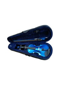 Resim Idol Mavi Renk 4/4 Tam Set Keman 