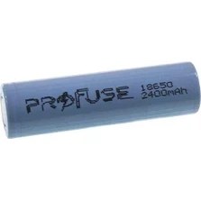 Resim Profuse 18650 3.7 V 2400MAH Li-Ion Şarjlı Pil 