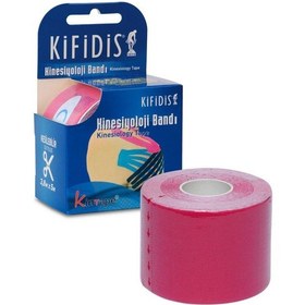 Resim Kifidis Kinesiyoloji Bandı Kesileilir 3,8 Cm X 5 M Fuşya 