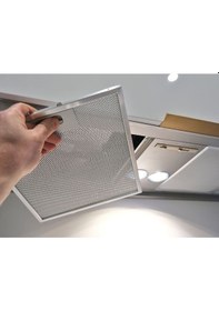 Resim Bütün Markalar İle Uyumlu Universal Davlumbaz 26,5x38,8 Cm Arka Ara 12,5cm Aspiratör Filtre 