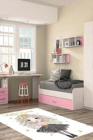 Resim Carmine Carpet(607) Dijital Baskılı Dekoratif Yıkanabilir Kaymaz Taban Çocuk Halısı beyaz.jpg 80 x 200 