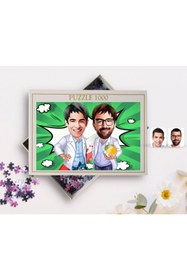 Resim Bk Gift Kişiye Özel Kankalar Karikatürlü 1000 Parça Profesyonel Puzzle-2 