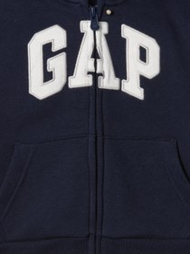 Resim Gap Erkek Bebek Sweatshirt Fermuarlı Lacivert - 4 Yaş 