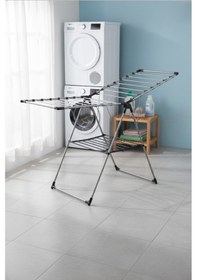 Resim Happy Home Alüminyum Paslanmaz Kurutmalık 155 Cm gri 