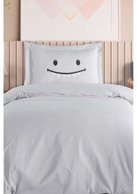 Resim 2li Yastık Kılıfı Oxf. Lububu Pembe Gri Siyah-kahve 