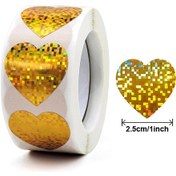 Resim 100-500 Adet Kalp Çıkartmalar Zarflar İçin Sevgililer Günü Köpüklü Kalp Çıkartmalar Dekoratif Aşk Çıkartmalar Tatil Dekorasyon Lavanta 