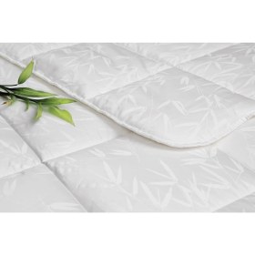 Resim Bambu Çiçek DESENLI%100 Pamuk Bebek Yorgan, Beyaz, Bebek 