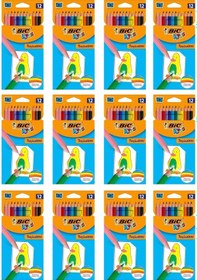 Resim Bic Kids Tropicolors Kuru Boya Kalemi 12 Renk 12 Adet 