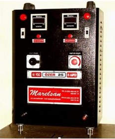 Resim 12v-48v Şarj Redresörü 25 A Akü Şarj Cihazı Dijital Volt-amper Göstergeli Amper Ayarlı 