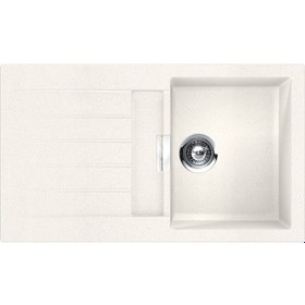 Resim Shock Signus D100 Polaris Beyaz Granit Eviye 