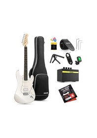 Resim Donner Dst-152 Full-size St Elektro Gitar Seti Beyaz 
