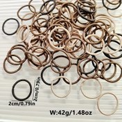 Resim 305 adet/99 adet/30 adet benzersiz stil saç bandı yüksek esneklikli dikişsiz lastik bant at kuyruğu tutucu - siyah, Paskalya yumurtaları, Mardi Gras, St. Patrick Günü, Mezuniyet sezonu, kızlar için hediye 