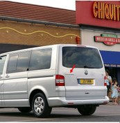 Resim Vw Transporter T5 2004-10 Bagaj Kapağı Caravelle Yazısı 7H9853687 