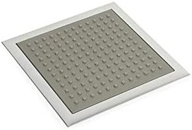 Resim FAUMIX Quadro Model Banyo Tepe Duş Başlığı Başlık Kireç Kırıcılı Sistem (ikili Set) 