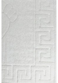 Resim 5 Li Otel Ayak Havlusu Bukle Ayak İzli 50x70 Cm Beyaz 16/2 Avs 250 Gr Beyaz 