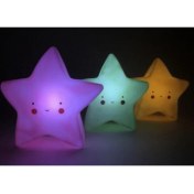 Resim LED Işıklı Gülen Yıldız Masa Lambası 