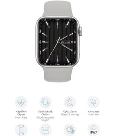 Resim Piranha 9920-S Akıllı Saat | 2.01″ Ekran | Uyku Takibi | Bildirim & Çağrı | Kalp Ritmi & Adımsayar 