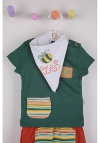 Resim Arı Baskılı 3'lü Şortlu Takım 3426 001 