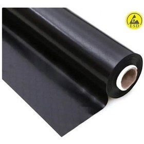 Resim Antistatik Esd İletken Siyah Pvc Perde Iz-w176 