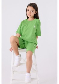 Resim U.S. Polo Assn. U.s. Polo Assn Kız Çocuk Yeşil Bermuda Takım Us1848-c-v5 Yeşil 