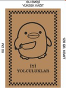 Resim duha trend 35x50 120 Gr. Kraft Kağıt Oto Paspası Civciv 100 Adet 