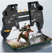 Resim K31 Kolu-metal Pubg Denetleyici Joystick Pubg Mobil Tetik Gamepad İphone Uyumlu Android Telefon Çekim Oyunu 