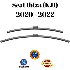 Resim Seat Ibiza Kj1 2020 2021 2022 Uyumlu Araca Özel Ön Cam Muz Tipi Silecek Süpürgesi Takımı 65/40cm 2li Set Silbak 