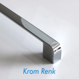 Resim Badem10 Gölcük Oval (224 mm - 22.4 cm) Metal Krom Mobilya Mutfak Çekmece Dolap Dolabı Kulpu Kulbu Kulpları 10 ADET 