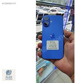 Resim Apple iPhone 16 İkinci El TR | 128 GB | Laciverttaş 
