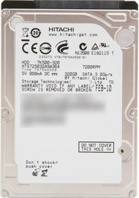 Resim Hitachi-Hikoki HTS725032A9A364 2.5" 320 GB 7200 RPM SATA HDD 