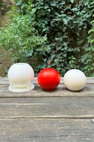 Resim Rufus Concept Küre 8cm Çap Silikon Mum Kalıbı 