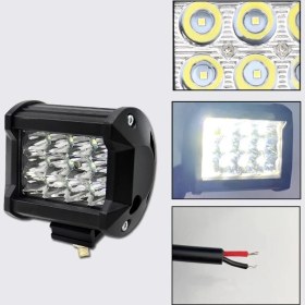 Resim NKT GROUP Off Road Spot Delici 12 LED 5 Farklı Fonksiyonlu Su Geçirmez 3 Sıra 