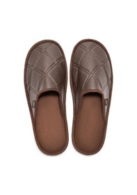 Resim Twigy Zico Erkek Ev Terliği Kahverengi 41/46 CC0396 Kahverengi 