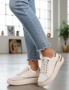 Resim AYAKMOD Lady 029 Z Altın Detaylı Kadın Sneaker 